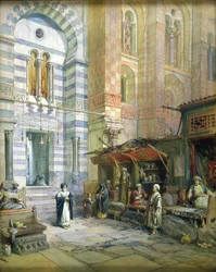 Maristan, czyli szpital-meczet Kalauna, Kair, 1882